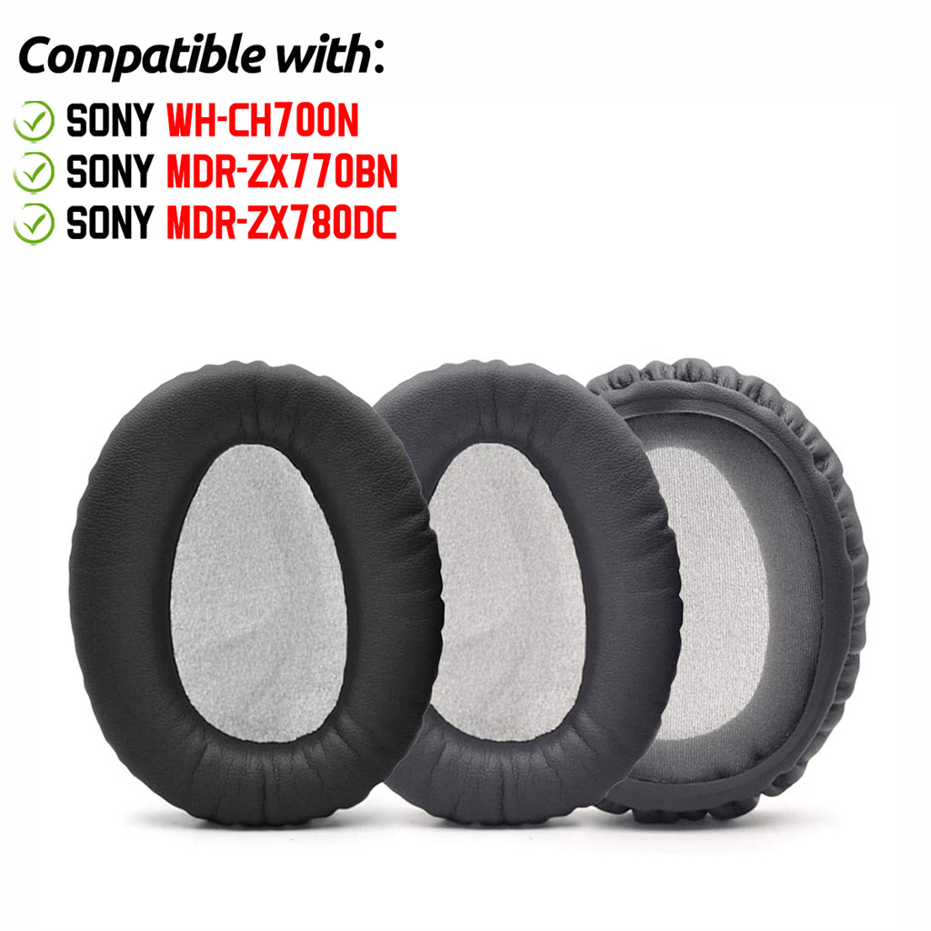 Para Sony WH-CH700N MDR-ZX770BN ZX780DC Fone De Ouvido Earpads Almofada Esponja Earmuffs Substituição Capa