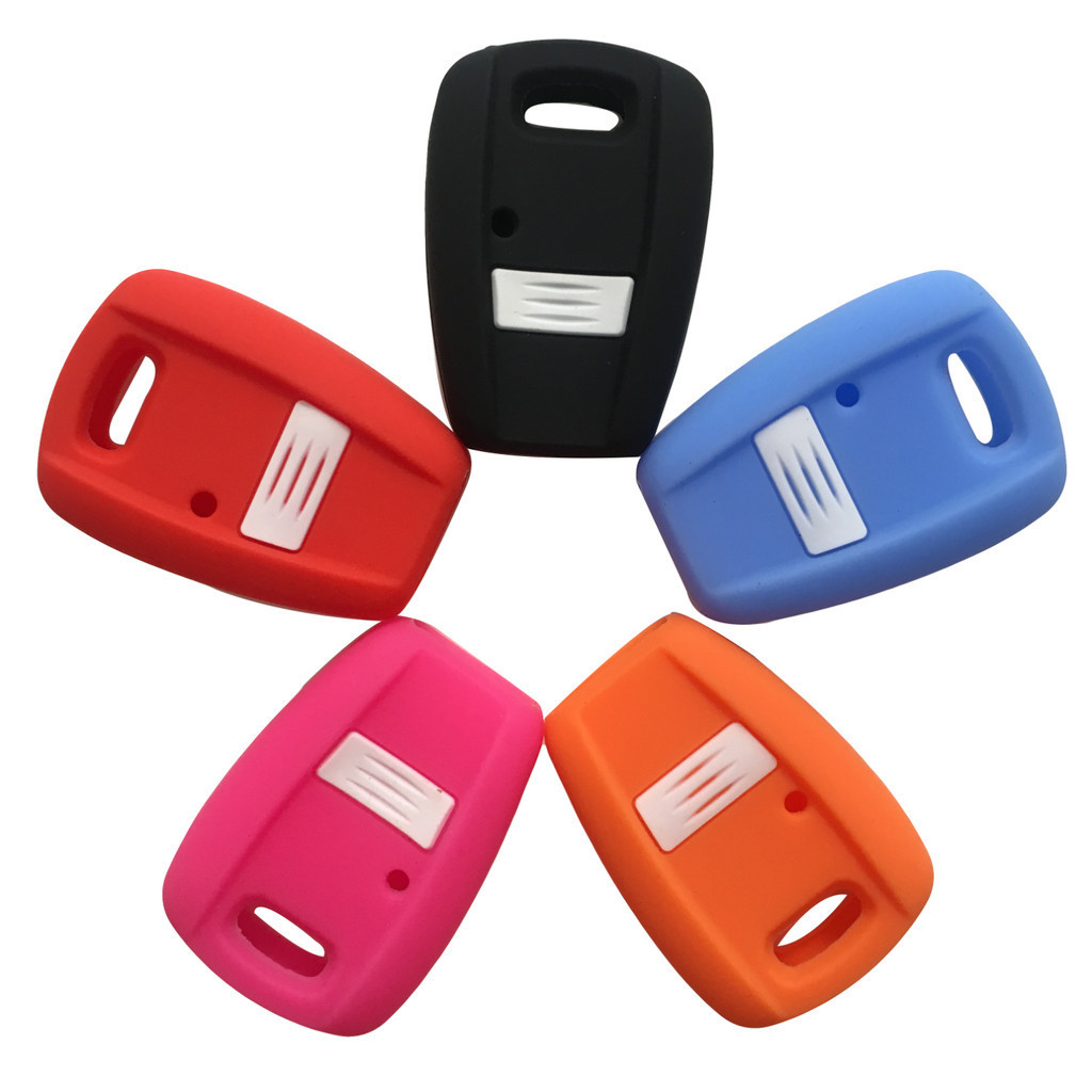 Capa De Chave Para Carro SIlicone Fiat Punto Doblo Bravo Brava Fob Car Styling Remota Em Branco Alarme