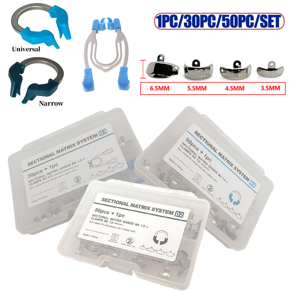 Anel De Titânio De Níquel Com Braçadeira De Metal De Matriz Contornos Seccionais De Bandas em Oferta na Shopee