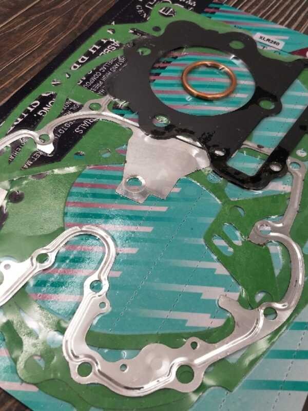 Adequado para Honda Off-Road XR250 85-95 XLR250 Kit de revisão do motor almofada completa do cilindro da almofada do car