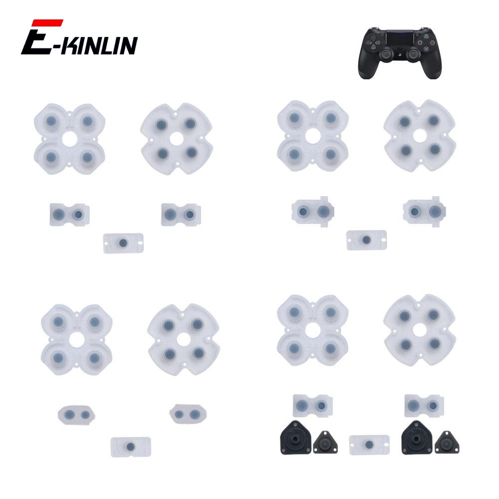 Acessórios De Teclado De Almofada De Botão DualShock De Borracha Condutora De Silicone Para Sony Playstation 4 PS4