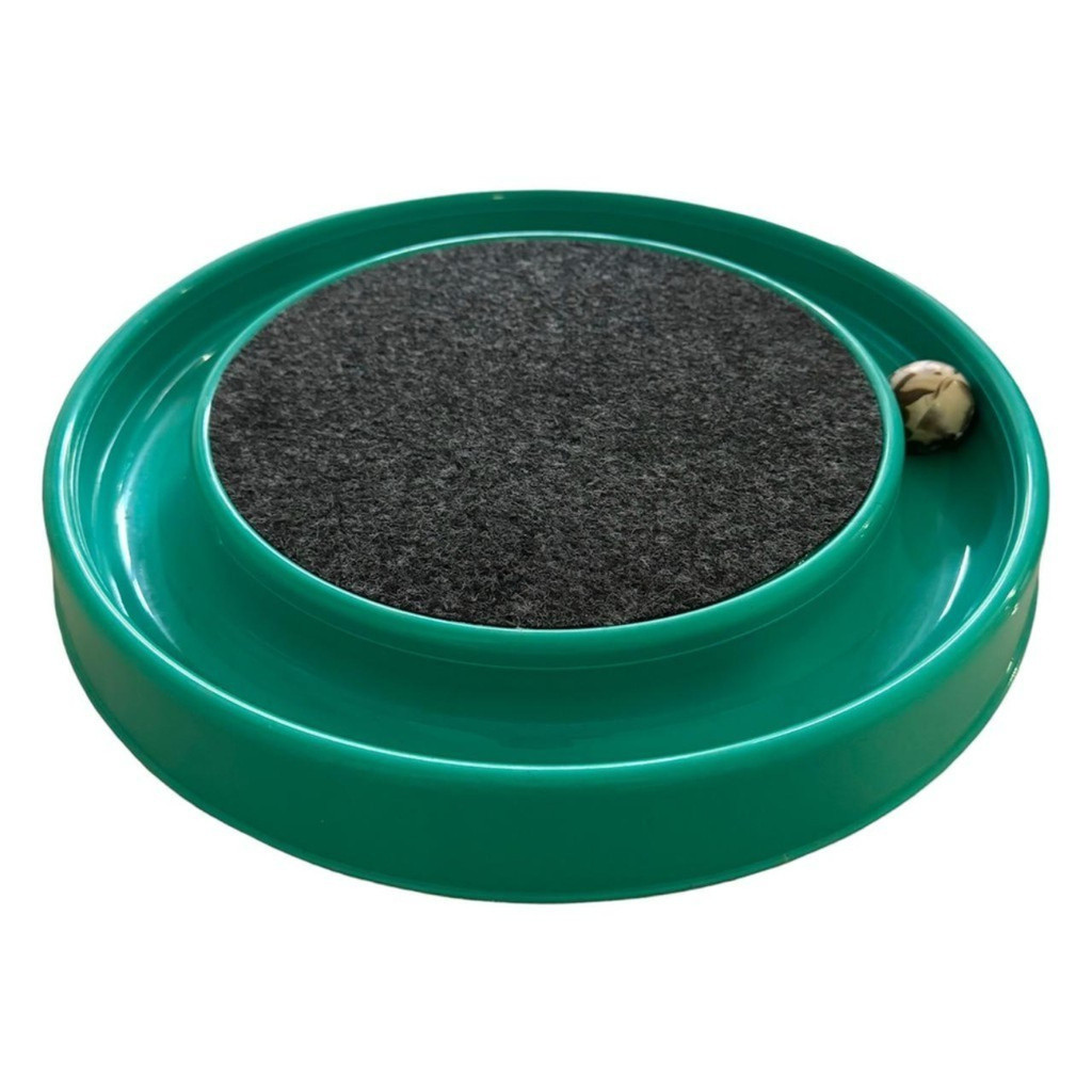 Arranhador Redondo Para Gatos Cat Relax Interativo Anti-Stress - VERDE TIFFANY