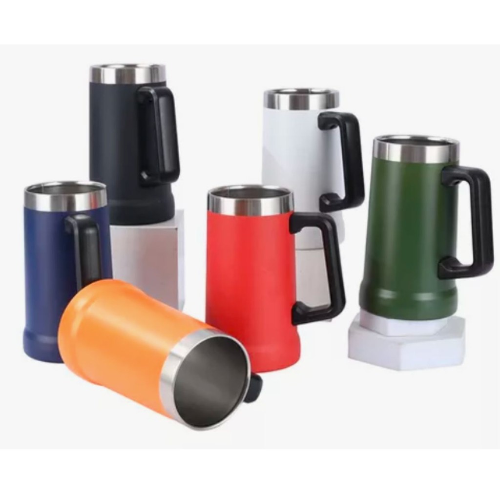 Caneca Térmica Azul 709ml - Para Cerveja Sempre Fria!