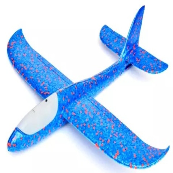 BRINQUEDO AVIAO PLANADOR DE ISOPOR