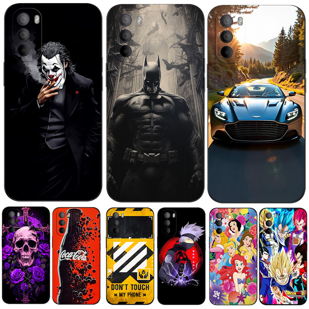 Para Motorola Moto G41 Caso Capa Traseira De Telefone MotoG41 Protetor Macio Silicone Preto Tpu Porsche Carro O Coringa