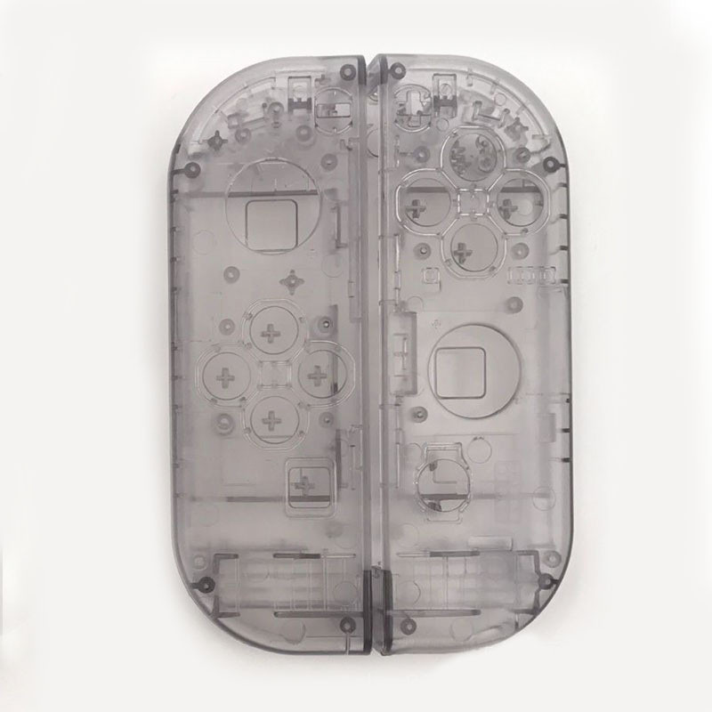 Novo Conjunto de Carcaça Transparente para Joy-Con do Nintendo Switch (Esquerdo e Direito)