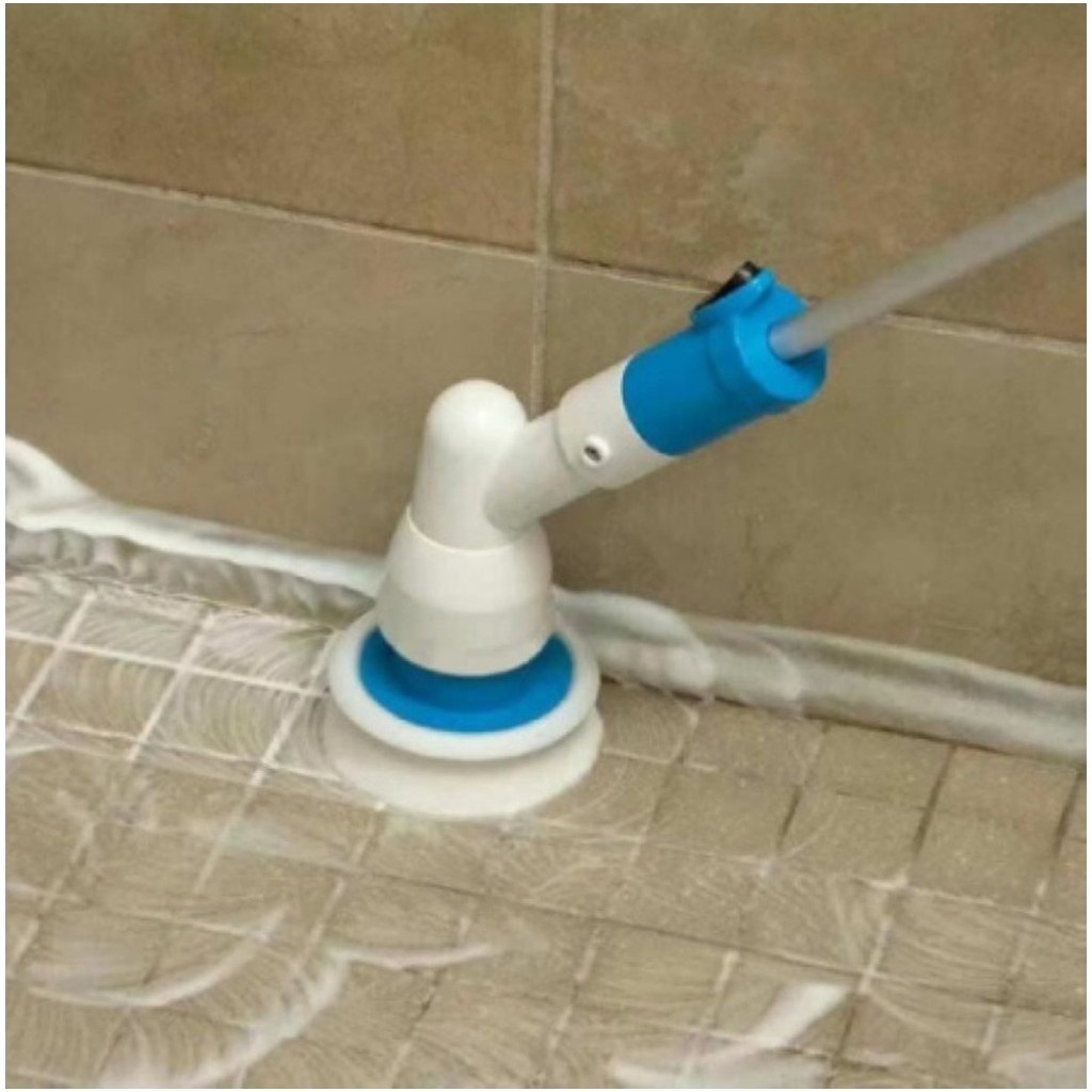 Escova de Limpeza Elétrica Vassoura Automática Esfregão Prático e Eficiente Mop para Todo Tipo de Piso