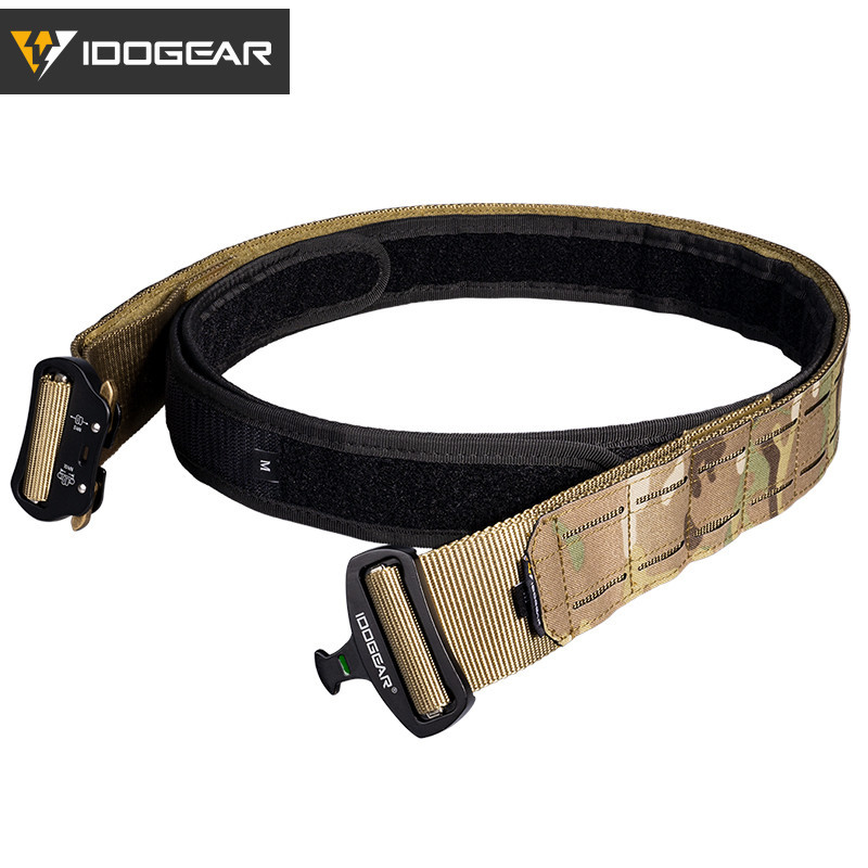 Cinto Tático IDOGEAR De 2 " Com Interno 2 Em 1 LSR MOLLE Fivela De Liberação Rápida Ajustável 3415 — imagem 2 de 2