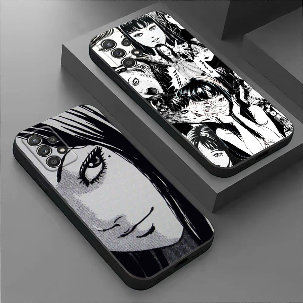 Horror Tomie Comic Junji Ito Manga Invólucro Para Samsung Galaxy A56 5G A36 A55 A35 A72 A73 A14 A15 A16 A54 A53 A52 A32