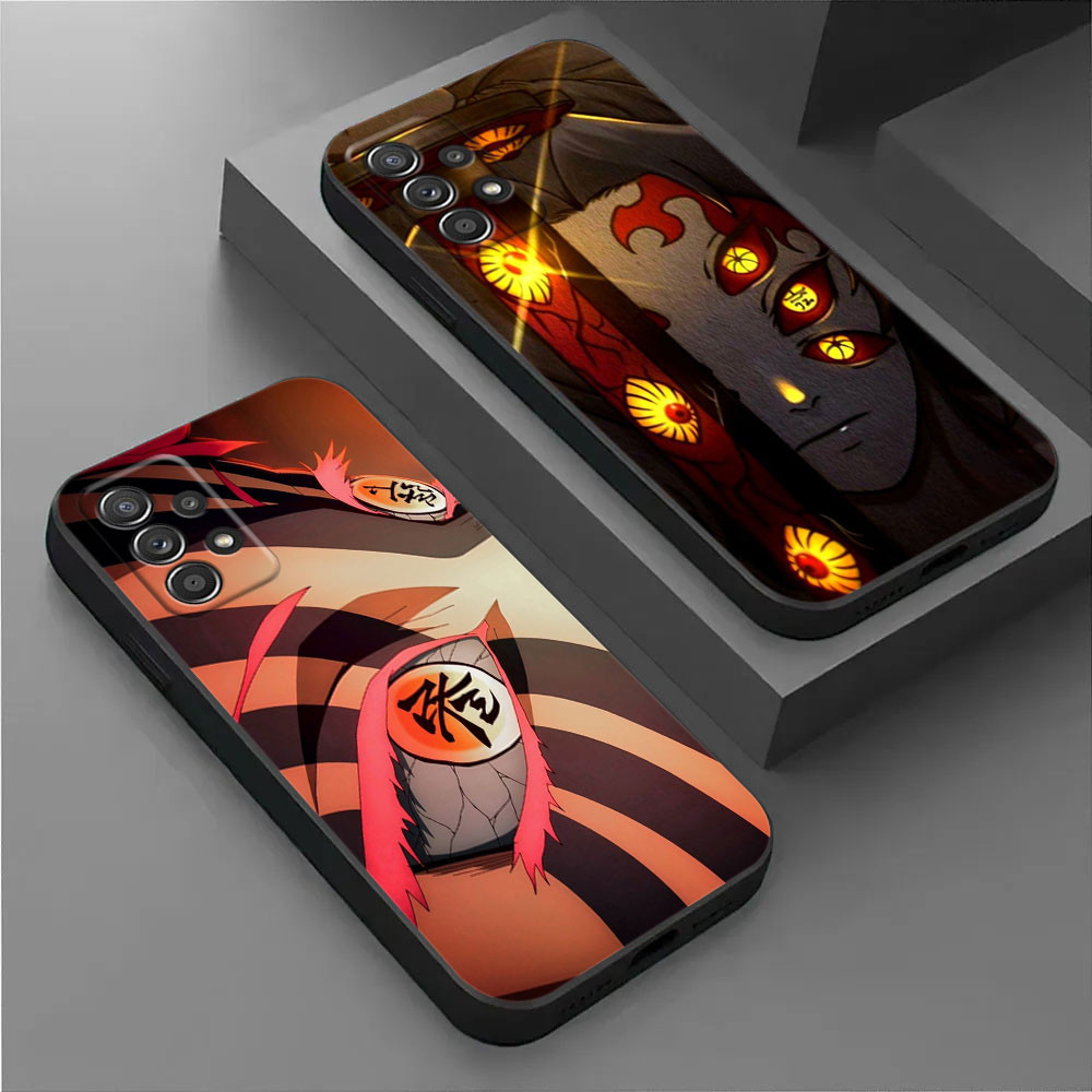 Rengoku Akaza Demon Slayer Kimetsu No Yaiba Capa Para Samsung Galaxy A56 5G A36 A55 A35 A72 A73 A14 A15 A16 A54 A53 A52 