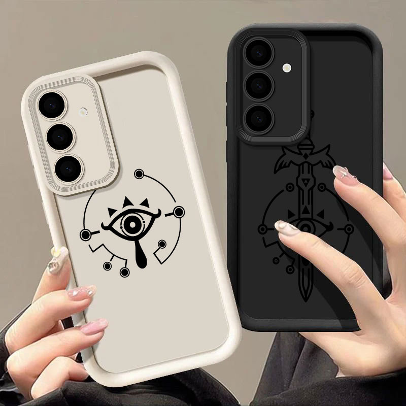 Zelda A Lenda Da Capa Do Telefone Para Samsung Galaxy S24 S22 Ultra S21 Plus S20 S23 FE Nota 20 A55 A35 5G De Proteção Câmera À Prova De Choque