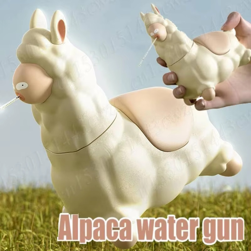 2 Pçs Criativo Cuspe Água Alpaca Brinquedo Infantil Presente Pistola De Complicado Engraçado Com Caixa De Imprensa Brinq