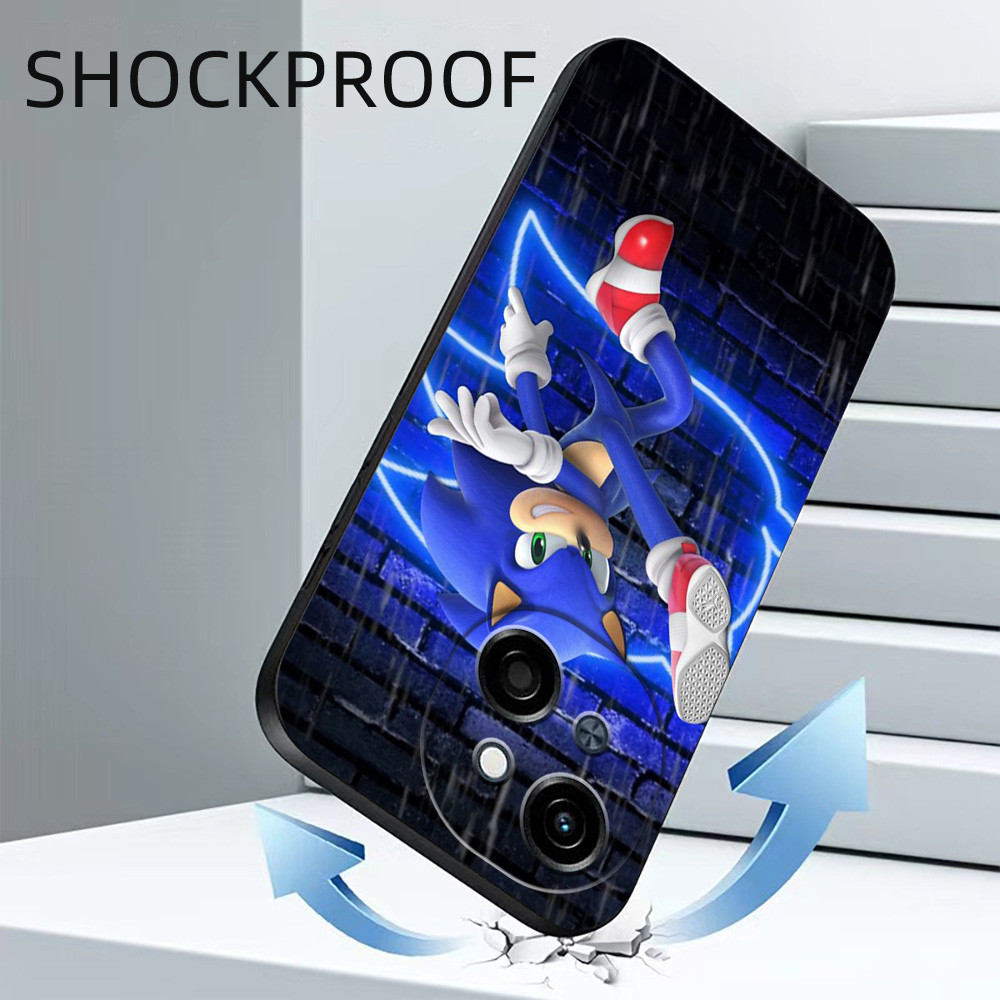 Capa Para Tecno spark go 2025 go1 POP 9 4G Silicone De Telefone Legal anime Satoru Gojo Naruto Gaara Desenho Animado Eng