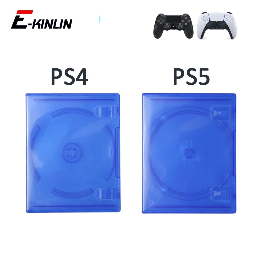 Caixa De Jogo De CD Capa Azul Protetora Suporte De Disco DVD Discos Armazenamento Para Sony Playstation 4 5 PS4 PS5 em Oferta na Shopee