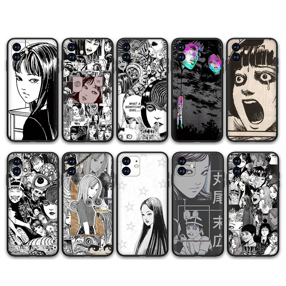 Samsung Galaxy A03 A03Core A01 A02 M02 A02S A03S 6N3R Junji Ito Capa Macia De Telefone