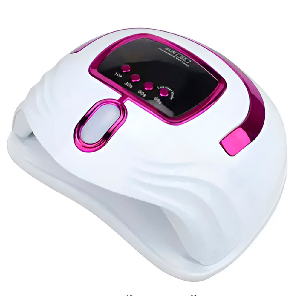 Cabine Seca Esmalte Maquina Unha Gel Alongamento Sun S5 Cor:Rosa