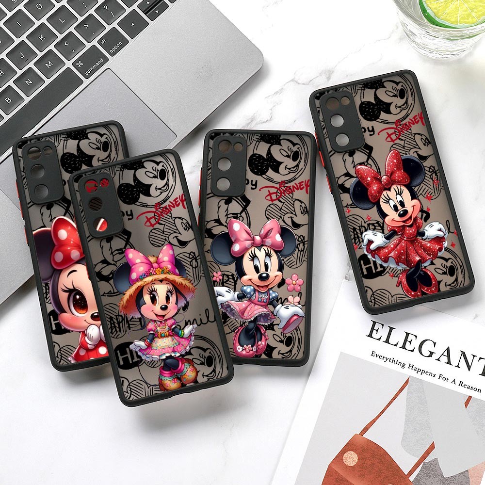 Capa De Bebê Minnie Mouse Disney Para Samsung Galaxy A56 A55 5G A36 A72 A14 A54 A53 A32 A12 A26 A25 A15 A52 A32 A16 A06