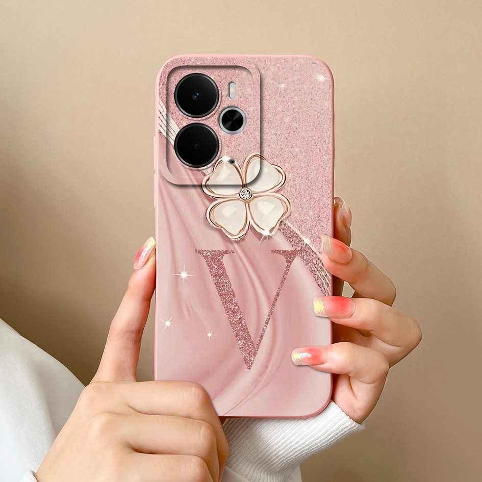 Invólucro Para Realme 14 14T 14X 5G Caso Estético Letras Bonitas Silicone Capa Protetora Realme14T Realme14X Pára-Choque - detalhe