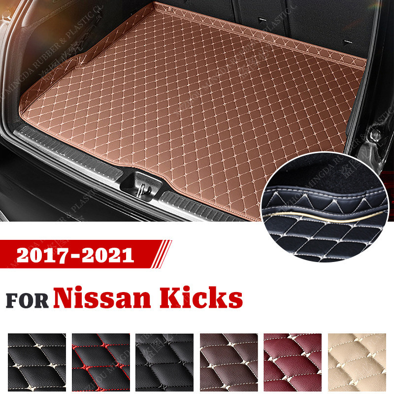 Tapete Porta-Malas Para Carros Nissan Kicks 2017-2024 18 19 20 21 Acessórios Personalizados De Interiores Automotivos