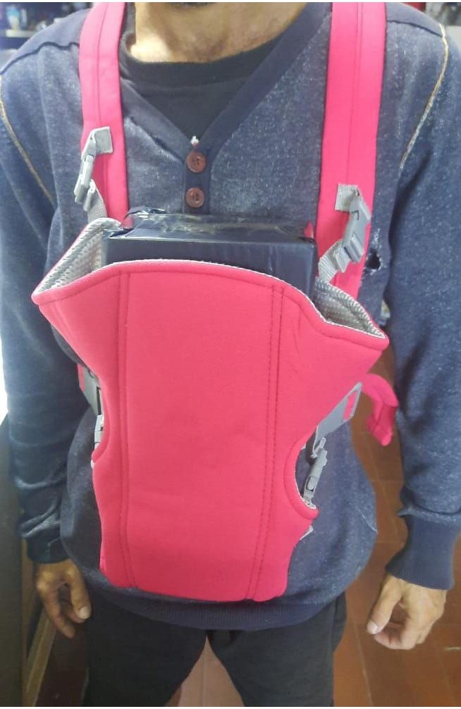 Canguru Ergonômico 3 em 1 para Bebê - Bolsa Carregadora Multifuncional