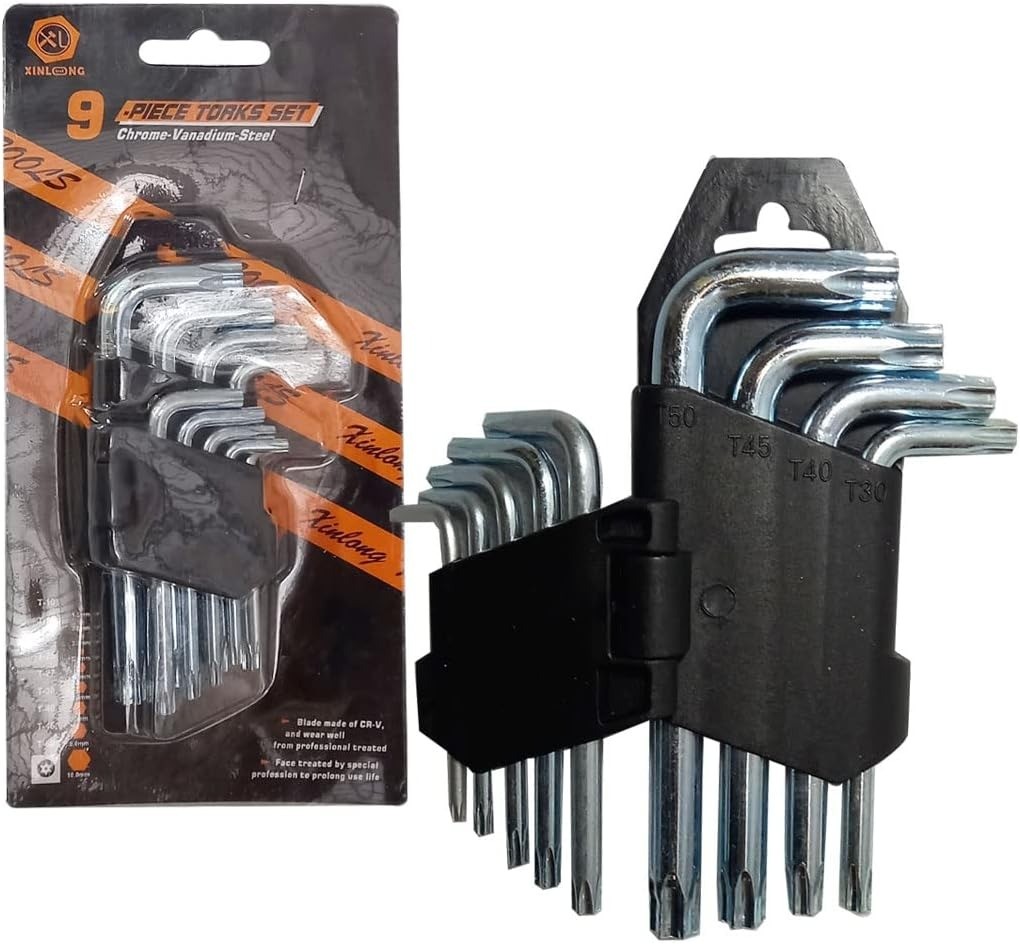 Ferramenta Chave Allen Torx Multiuso Manual Kit Completo Alta Qualidade