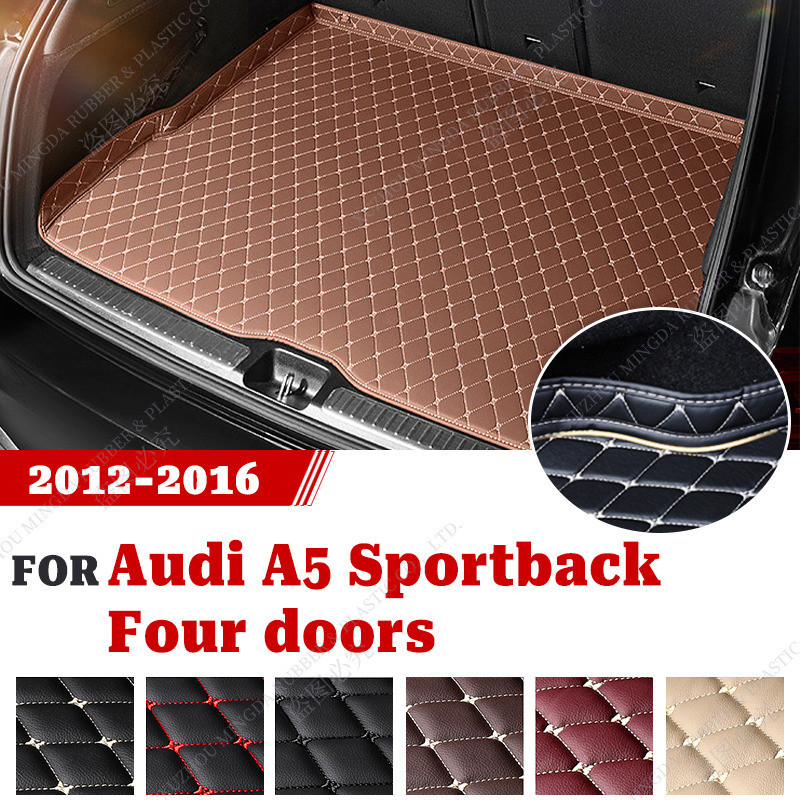 Tapete Tronco Do Carro Para Audi A5 Sedan/Sportback Quatro Portas 2012 2013 2014 2015 2016 Forro De Carga Acessórios Int