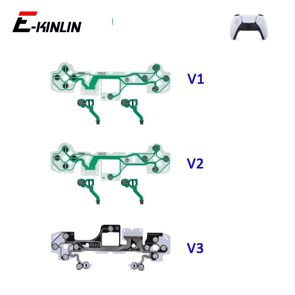 Película Condutora De Controle V1 V2 V3 , Fita Para Teclado , Cabo Flexível , Kit De Substituição Sony Playstation 5 PS5