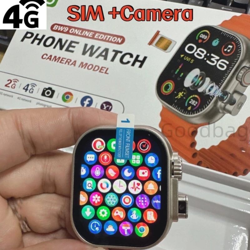 Smartwatch HW BW9 com Câmera, Chip e Conexão