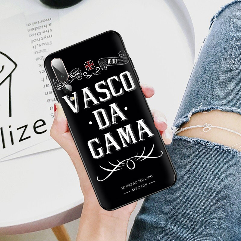 Capa de Celular Para Xiaomi Redmi 10 10C 10A 10X A1 A2 9 9Prime 9A 9i 9at 9C 9C NFC 9T 9Power Y734 Club de Regatas Vasco da Gama Flexível - detalhe