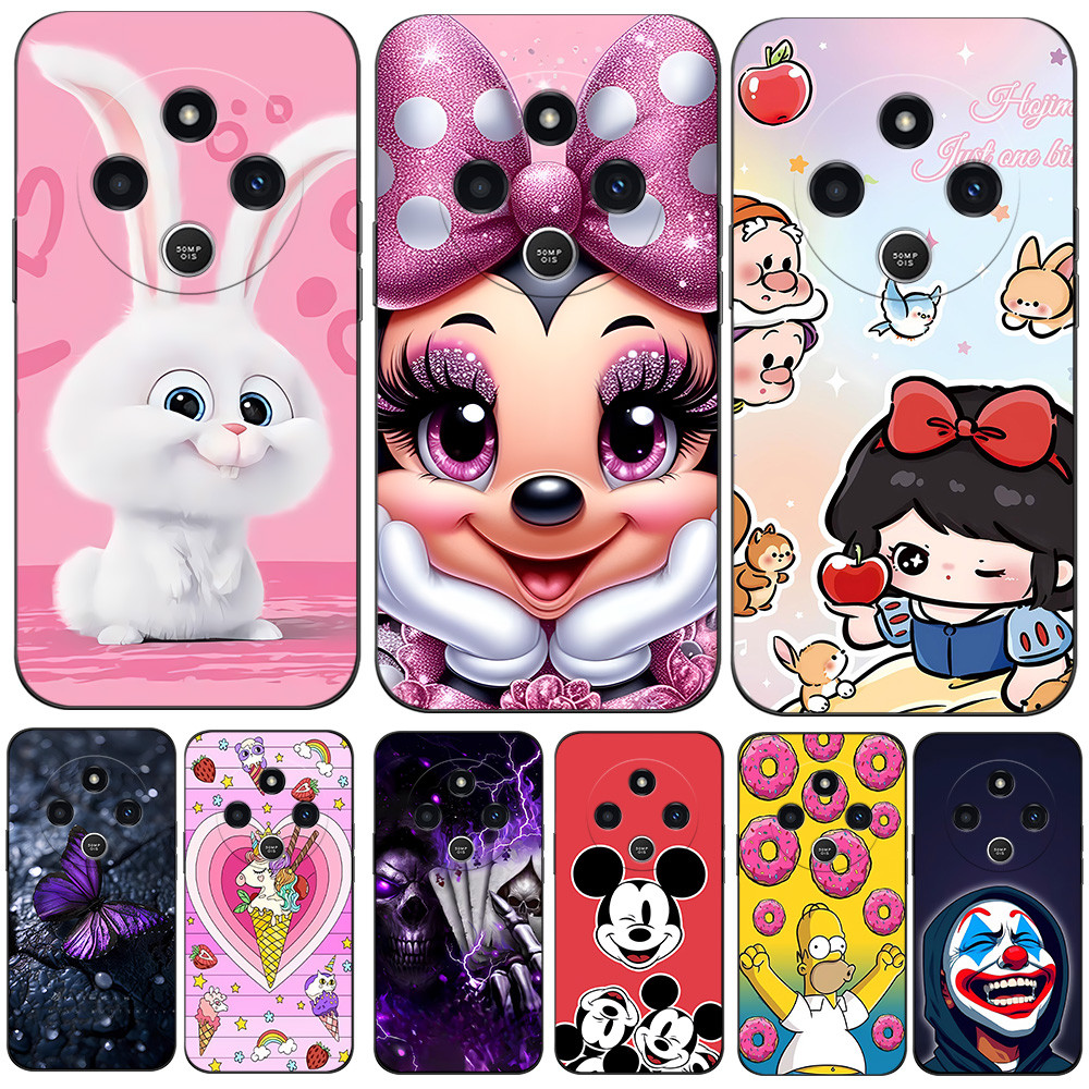 Para XIAOMI redmi 14C 14R A3PRO POCO C75 Caso Capa De Silicone Rosa Engraçado Bonito Dos Desenhos Animados Unicórnio Cam