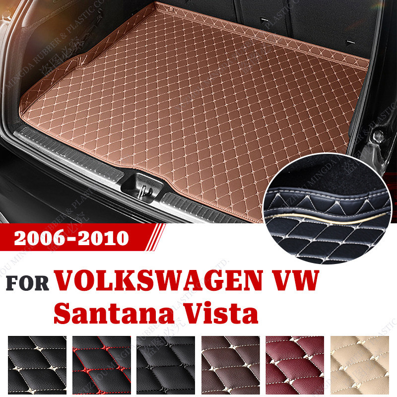 Tapete De Porta-Malas De Carro Para VOLKSWAGEN VW Santana Vista 2006 2007 2008 2009 2010 Acessórios Personalizados Decor