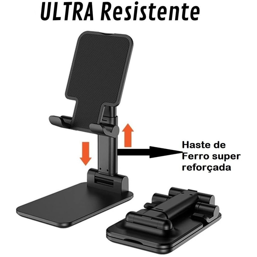 Suporte Para Celular Ergonômico dobrável Portátil Celular ou tablet Ajustável Mesa SUPER OFERTA 
