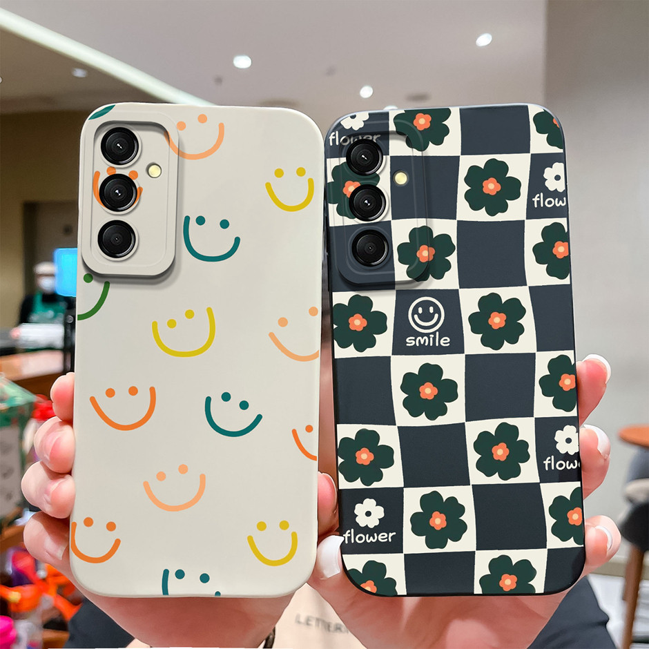 Para Samsung Galaxy M23 F23 M33 M35 M53 5G Caixa De Desenho Animado Bonito Cara