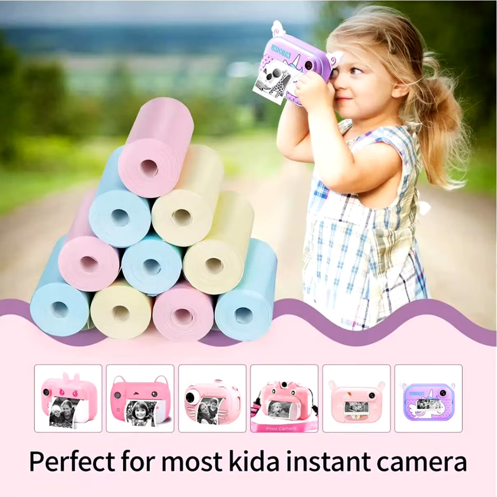 Papel de Impressora Infantil Câmera Colorido