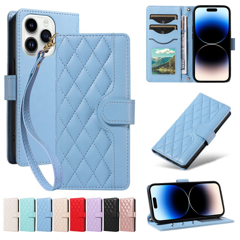 Capa Carteira Para Samsung Galaxy A08 A07 A06 A18 A17 A16 A15 A14 A27 A57 A37 A56 A36 A26 A54 A55 Diamante Em Relevo Lux