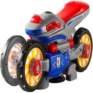 Moto Infantil Musical da Fun Game Gira Bate e Volta Musical Veiculo Vibrante
