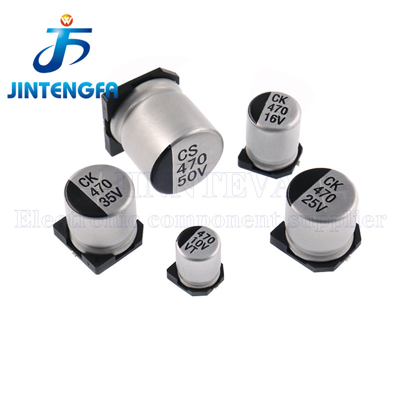 100 Peças 10V 16V 25V 35V 100uF 10V100uF 16V100uF 25V100uF 35V100uF 6.3 * 7.7MM 5-E5.4 SMD Capacitor Eletrolítico De Alu em Oferta na Shopee