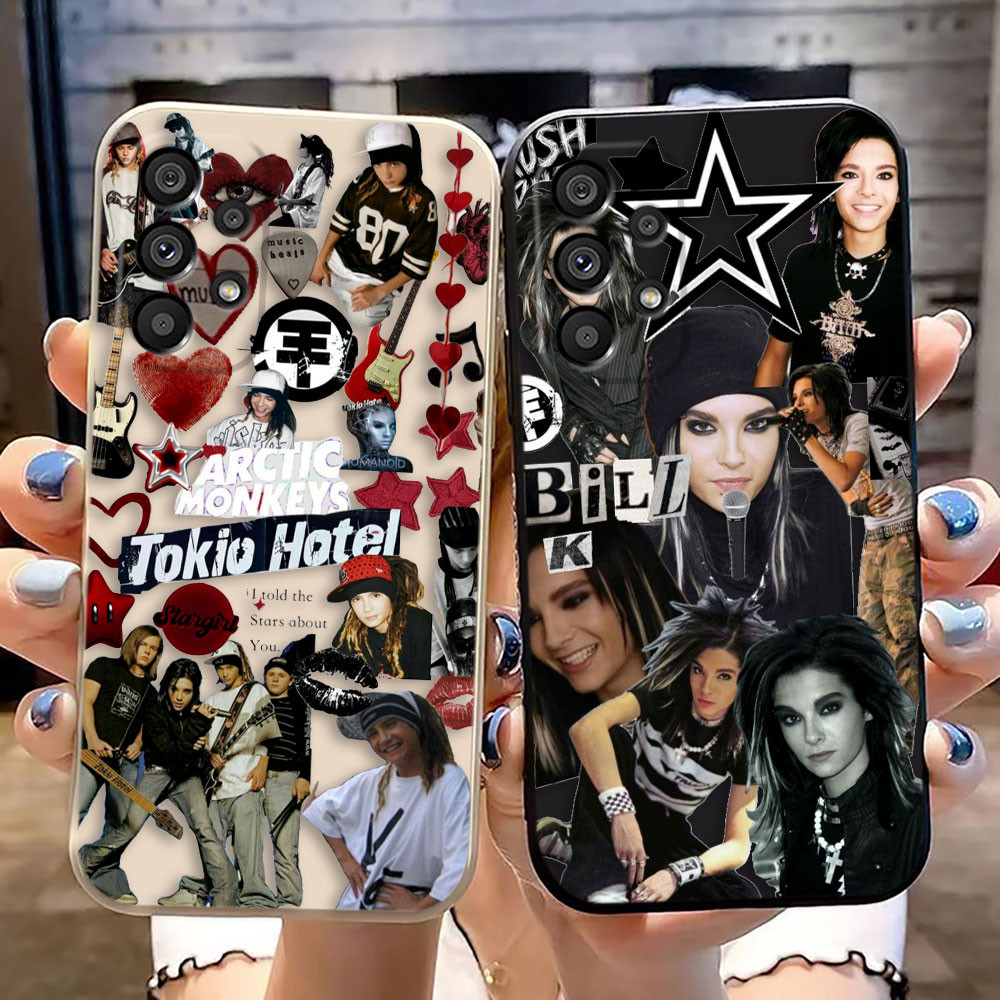 Cantor Tokio Hotel Bill Tom Kaulitz Capa De Telefone Para Samsung Nota 20 10 A21S A20S A16 A15 A14 A13 A12 A06 A05 A05S 