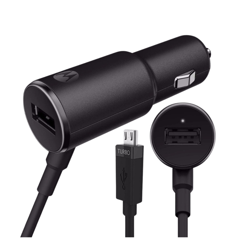 Carregador Veicular TURBO POWER 25 / 01 Porta USB e Cabo V8 Fixo 12V 2.0 CX002-V8