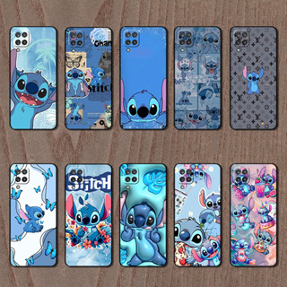 Capa De Telefone Preta Macia Para Samsung Galaxy A12 A22 A22S M22 A42 M42 M62 F62 Stitch Cover em Oferta na Shopee