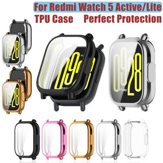 Capa Protetora De Tela De Completa TPU Para Xiaomi Redmi Watch 5 Active Lite Acessórios em Oferta na Shopee