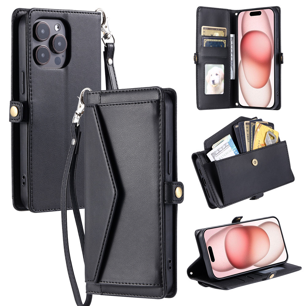 Capa Carteira Para Samsung A17 A07 A36 A56 A26 A16 A06 A15 A05 A05S A55 A35 A34 A25 A24 A14 A54 5G 4G Cartão Suporte