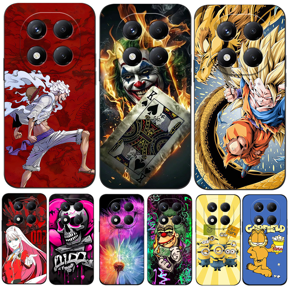 Para XIAOMI redmi Nota 14 PRO 4G 5G PLUS POCO X7 Caso Capa De Silicone Macaco Louco D Luffy anime Menina em Oferta na Shopee