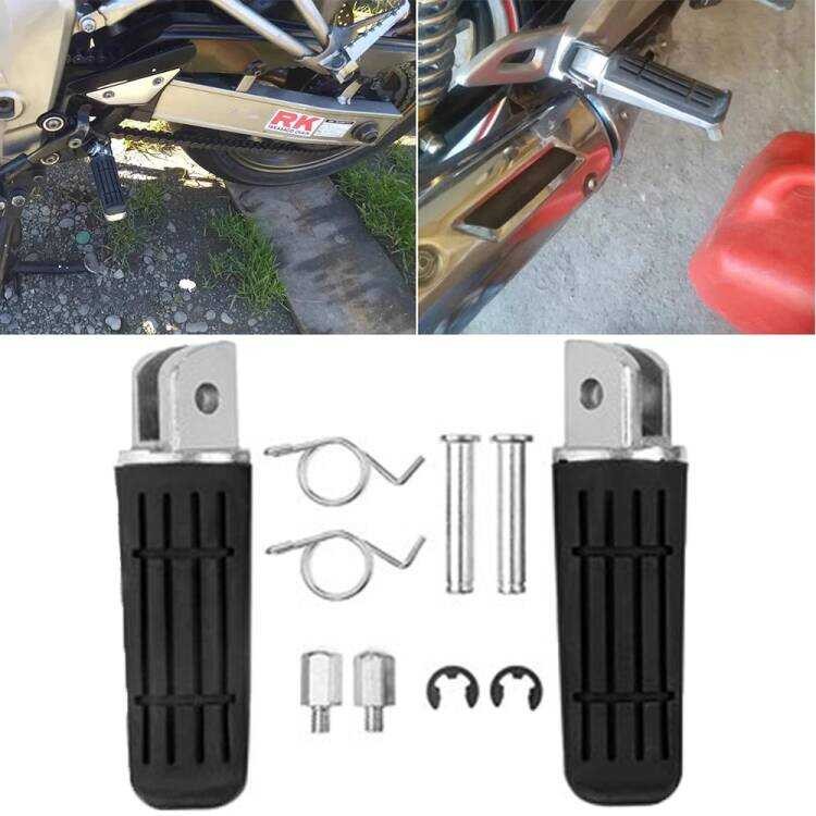 Adequado para Yamaha R1/FZ1/FZ6R XJR400/1300/1200 acessórios de modificação do pedal dianteiro traseiro