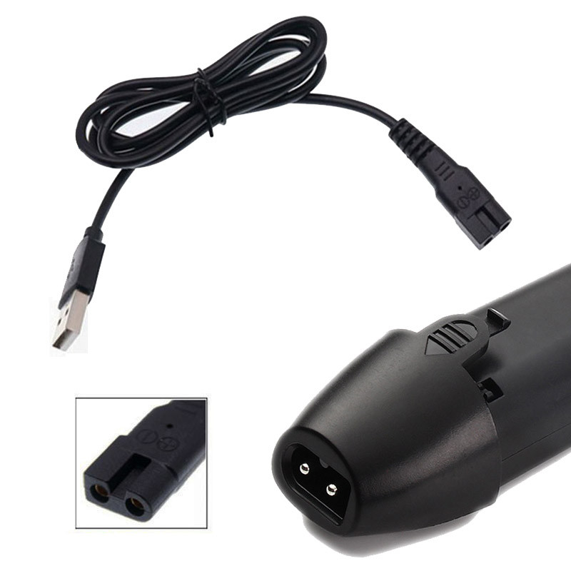 Cabo De Carregamento USB Universal Para Máquina De Cortar Cabelo Elétrica , Carregador De Barbeador , 3.7V-5V