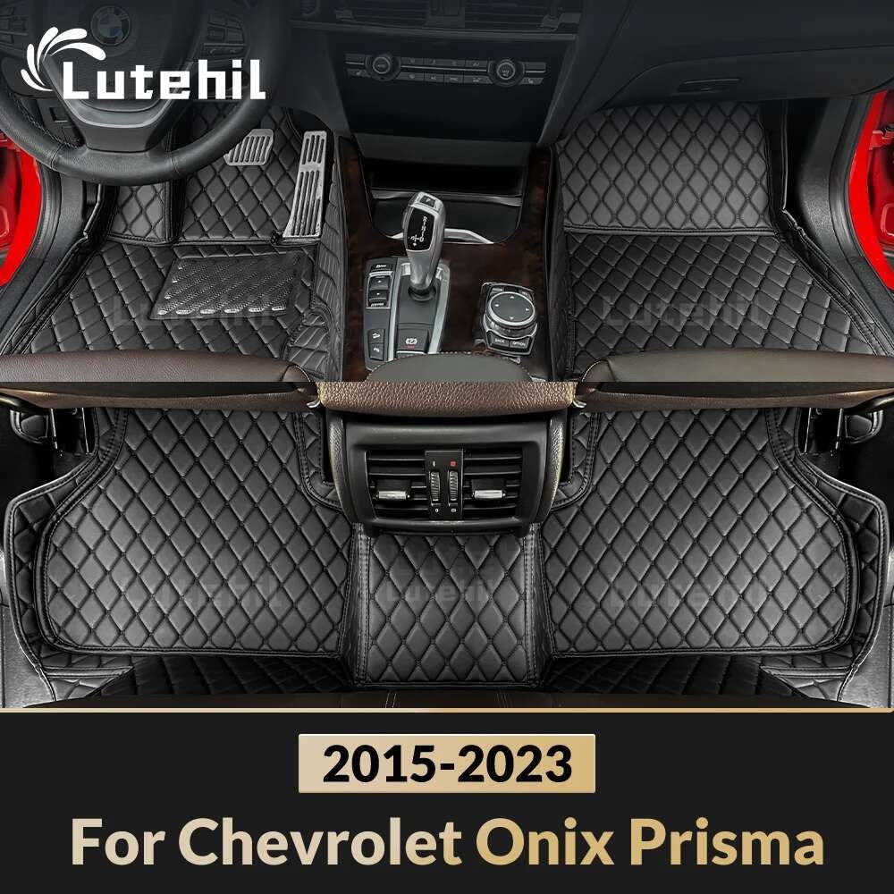 Para Chevrolet ONIX Prisma 2015-2023 2022 2021 2020 2019 2018 Personalizado Tapete Do Carro Automóvel Capa Acessórios In
