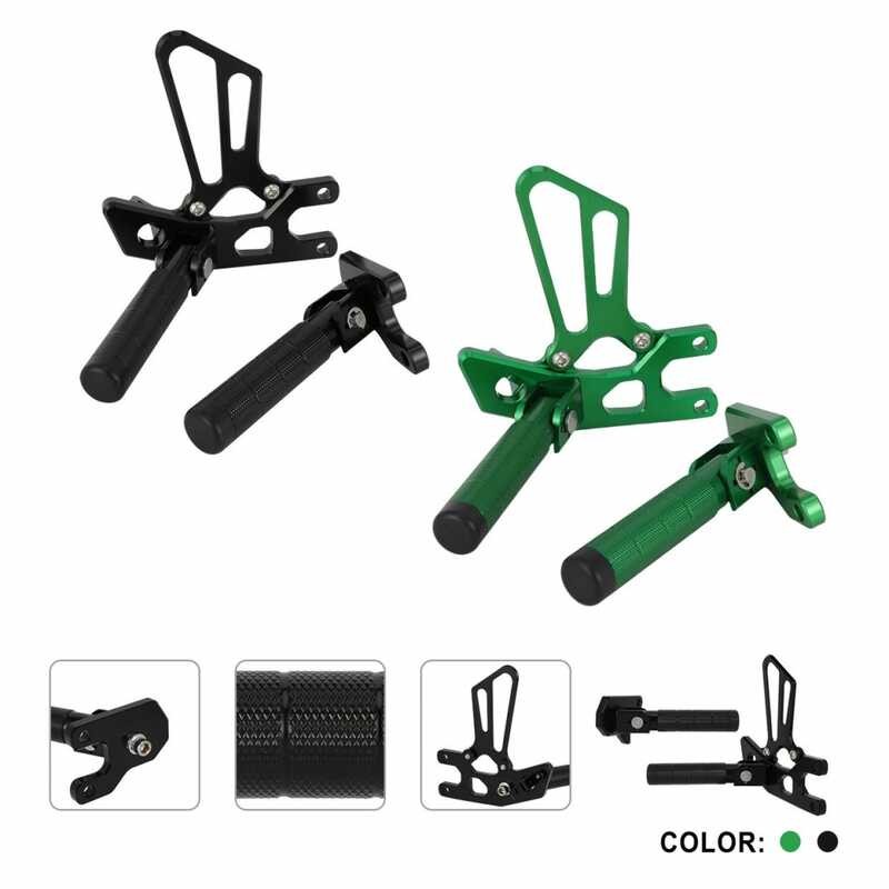 Adequado para Kawasaki KLX230 peças de modificação da motocicleta CNC liga alumínio pedal traseiro suporte do pedal do p