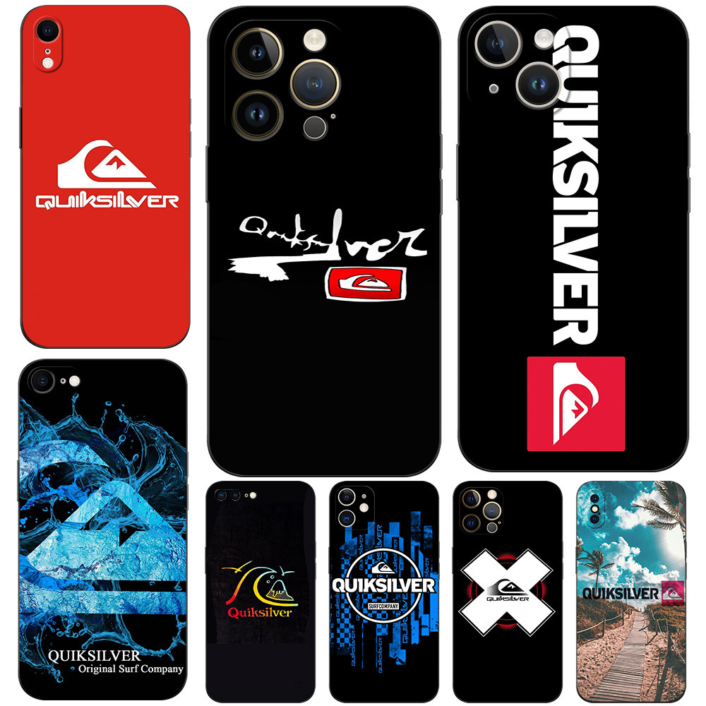 Capa Para iphone 5s 5 s SE 2020 2016 6s 6 7 8 plus Preto tpu Legal quiksilver