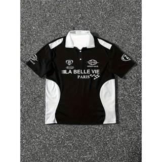 Camisa Masculina – Gola Contrastante Preta E Branca , Carcela Frontal Com Botões , Verão Respirável Para Roupas Formais em Oferta na Shopee