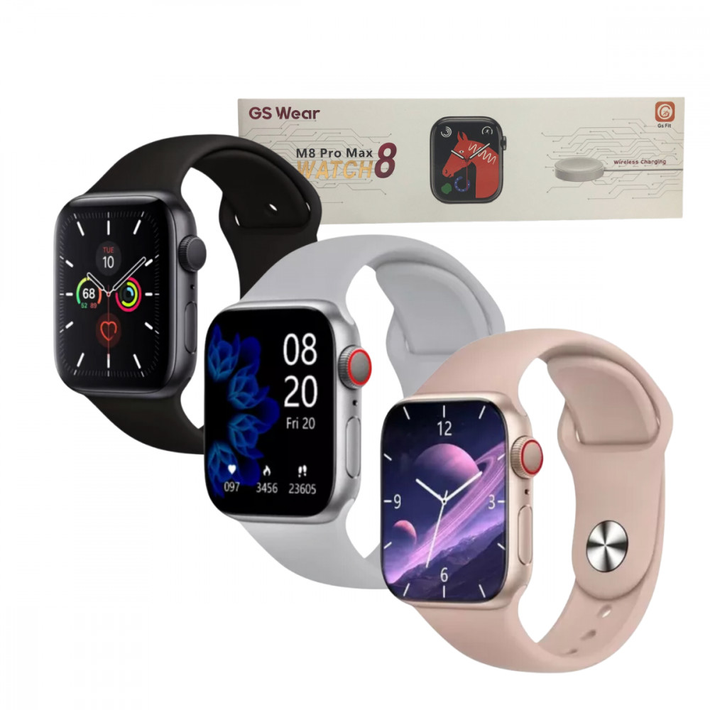 Smartwatch M8 PRO MAX: Estilo e Tecnologia no Pulso